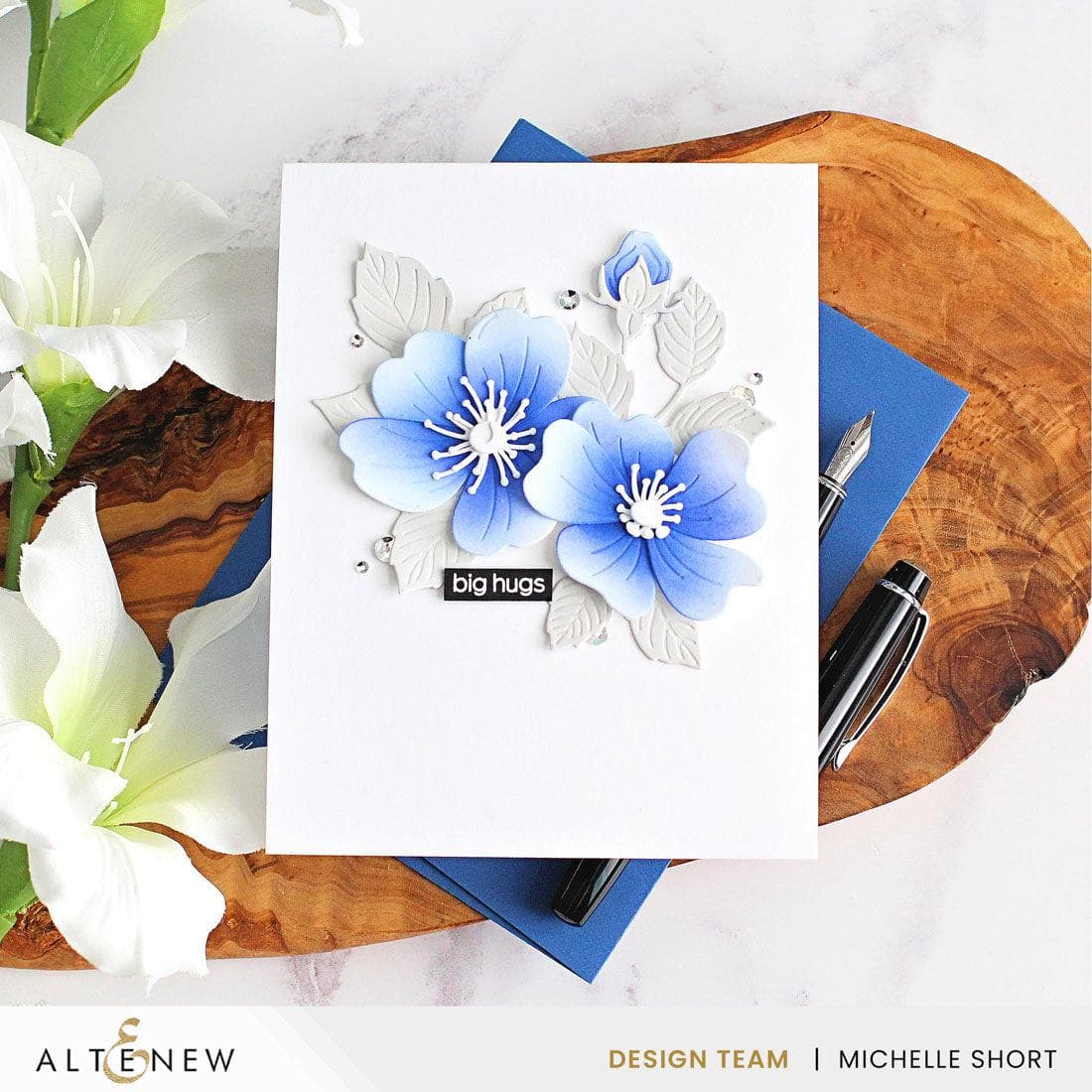 Craft-A-Flower: Prairie Roses Layering Die Set | Altenew