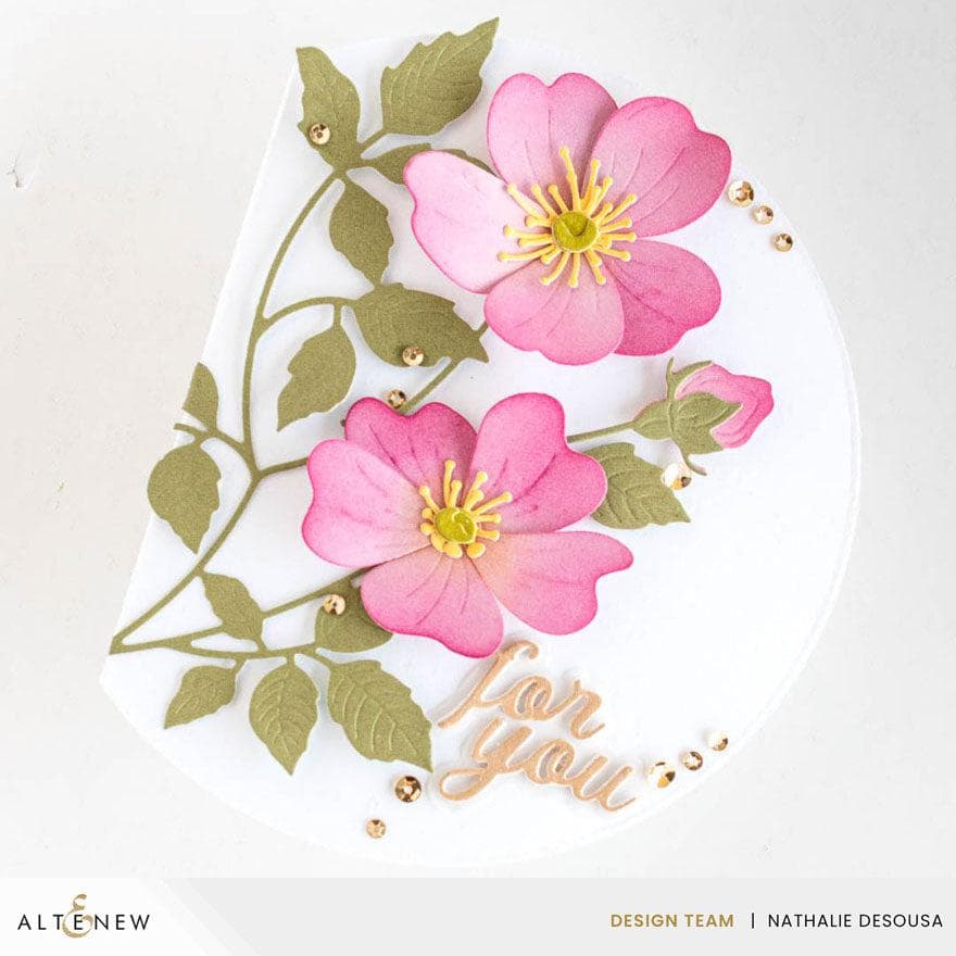 Craft-A-Flower: Prairie Roses Layering Die Set | Altenew