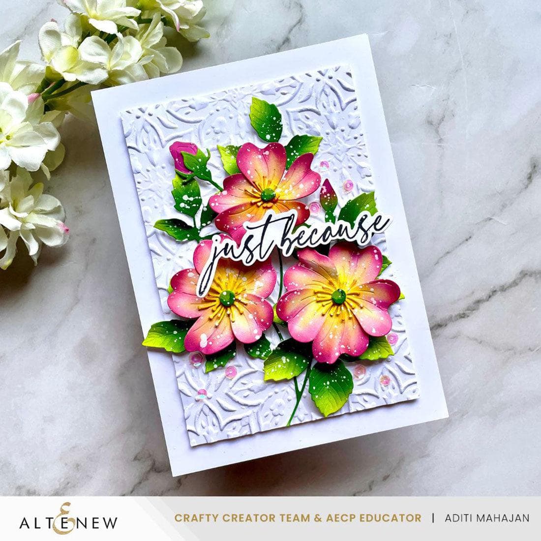 Craft-A-Flower: Prairie Roses Layering Die Set | Altenew