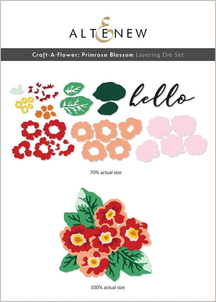 Part A-Glitz Art Craft Co.,LTD Dies Craft-A-Flower: Primrose Blossom Layering Die Set