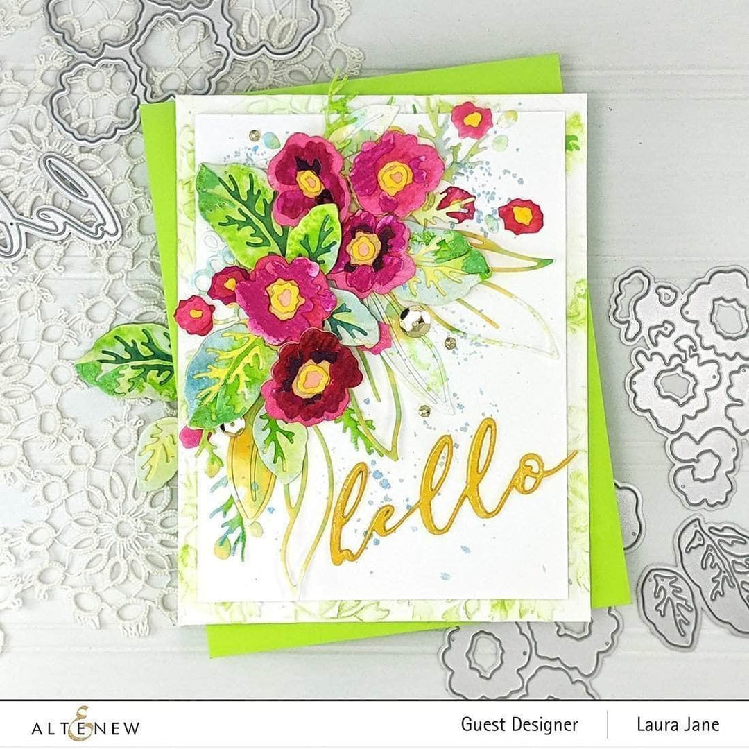 Part A-Glitz Art Craft Co.,LTD Dies Craft-A-Flower: Primrose Blossom Layering Die Set