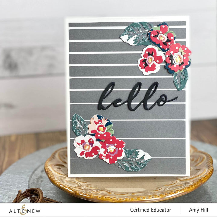 Part A-Glitz Art Craft Co.,LTD Dies Craft-A-Flower: Primrose Blossom Layering Die Set