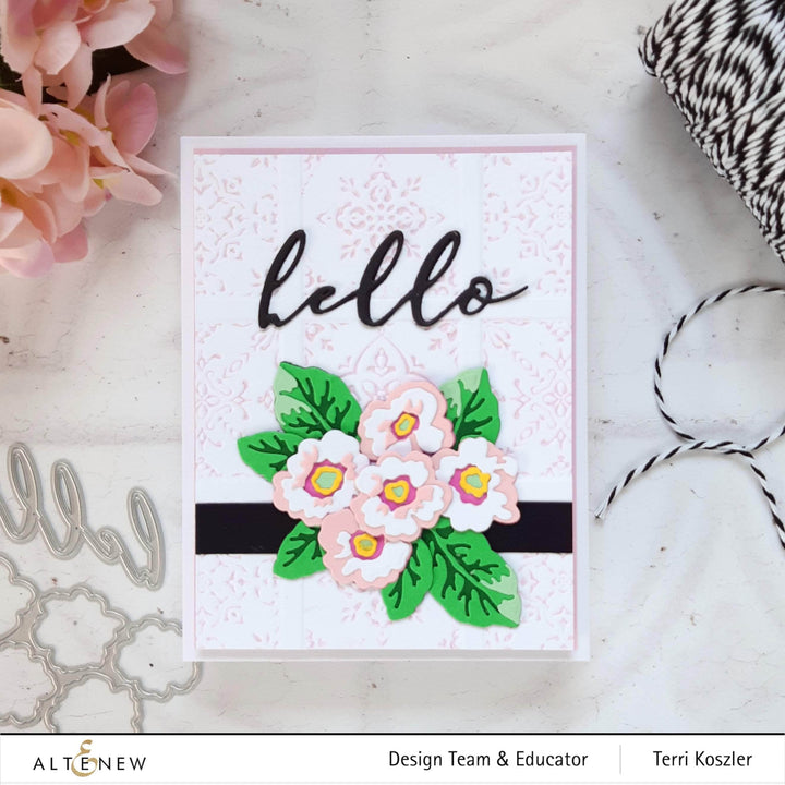 Part A-Glitz Art Craft Co.,LTD Dies Craft-A-Flower: Primrose Blossom Layering Die Set