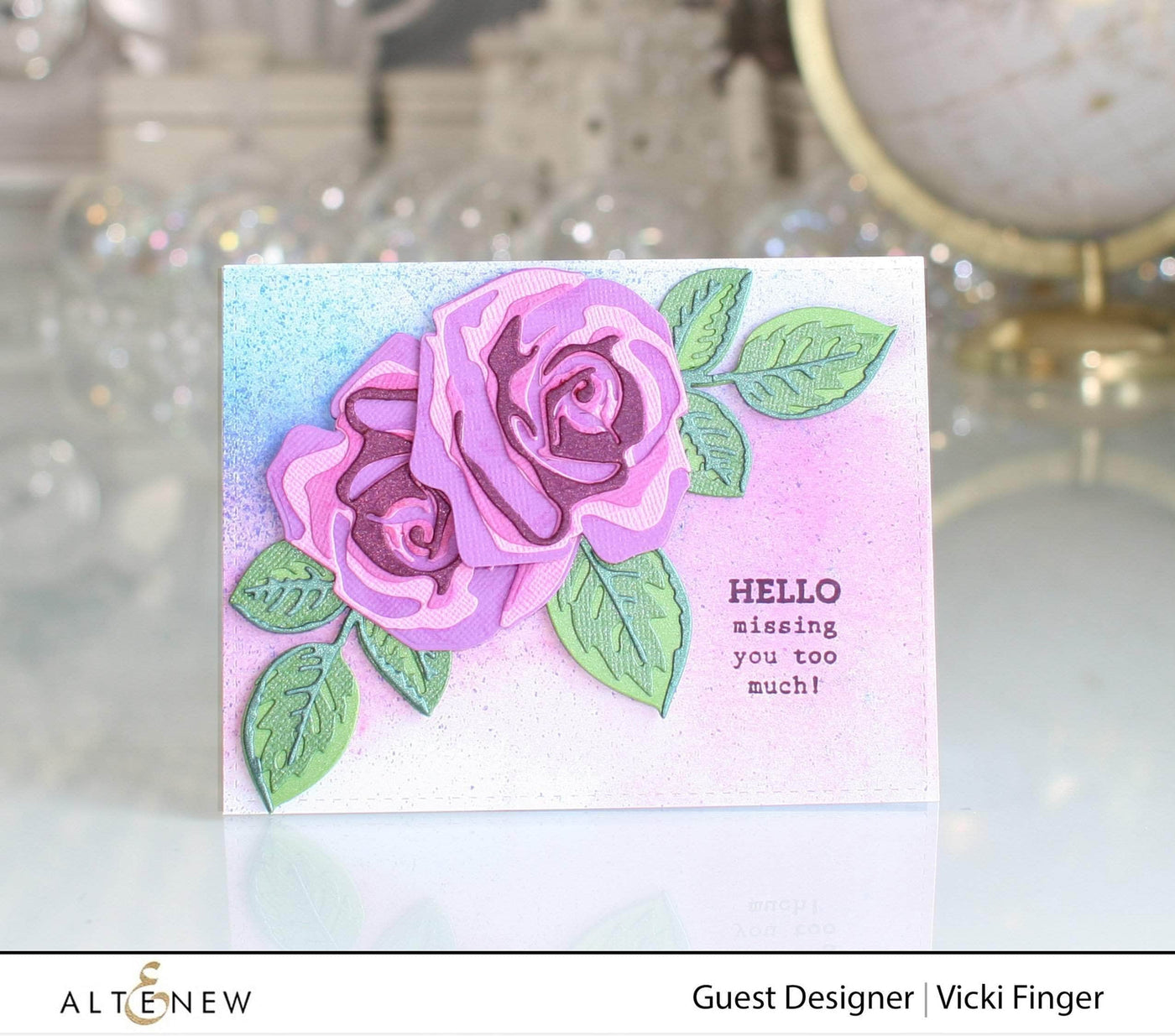 3D Iridescent Glitter Roses 43 – Pattern Crew