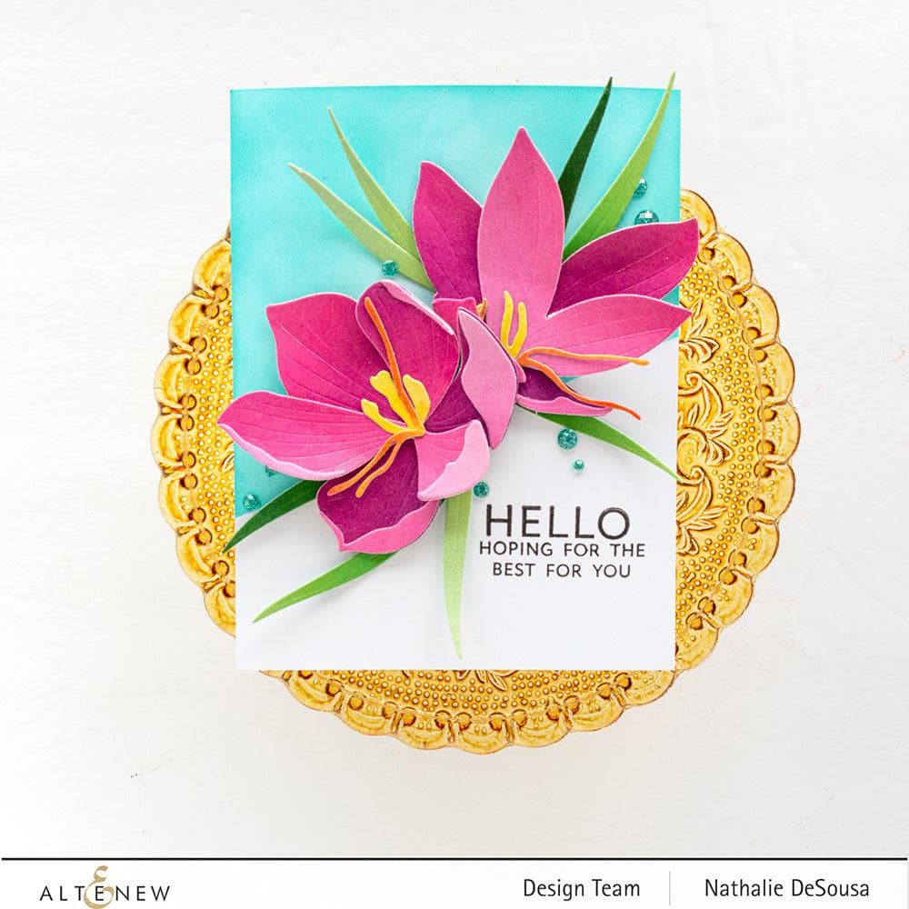 Part A-Glitz Art Craft Co.,LTD Dies Craft-A-Flower: Saffron Layering Die Set
