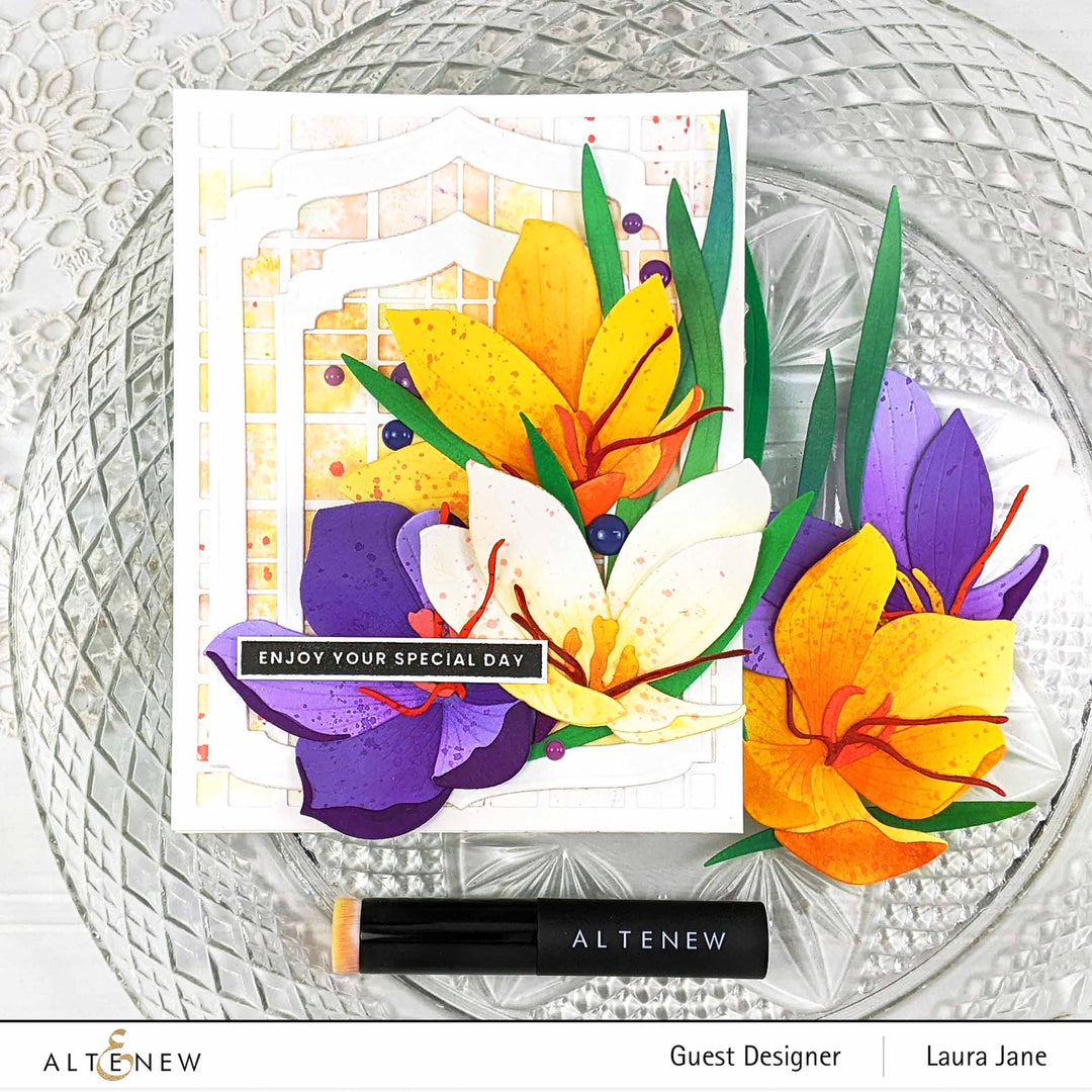 Part A-Glitz Art Craft Co.,LTD Dies Craft-A-Flower: Saffron Layering Die Set