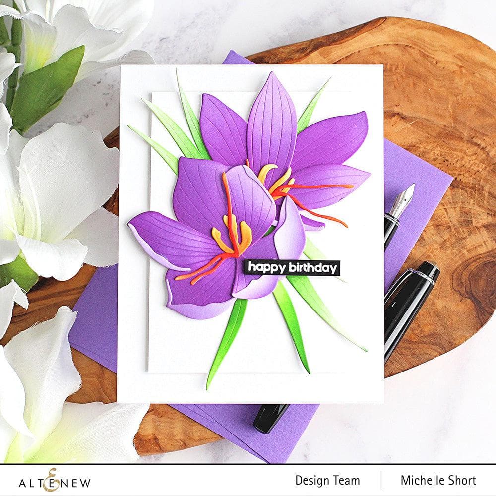 Part A-Glitz Art Craft Co.,LTD Dies Craft-A-Flower: Saffron Layering Die Set