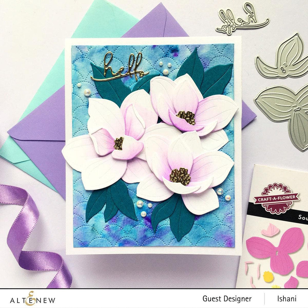 Part A-Glitz Art Craft Co.,LTD Dies Craft-A-Flower: Southern Magnolia Layering Die Set
