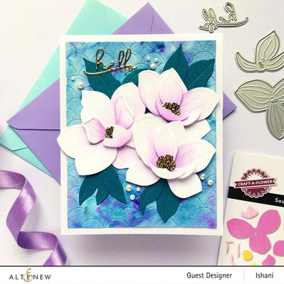 Part A-Glitz Art Craft Co.,LTD Dies Craft-A-Flower: Southern Magnolia Layering Die Set