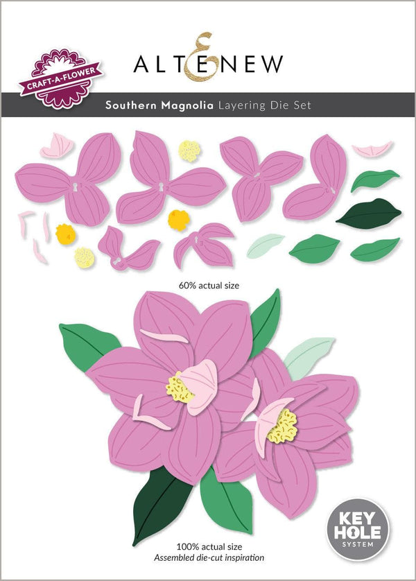 Part A-Glitz Art Craft Co.,LTD Dies Craft-A-Flower: Southern Magnolia Layering Die Set