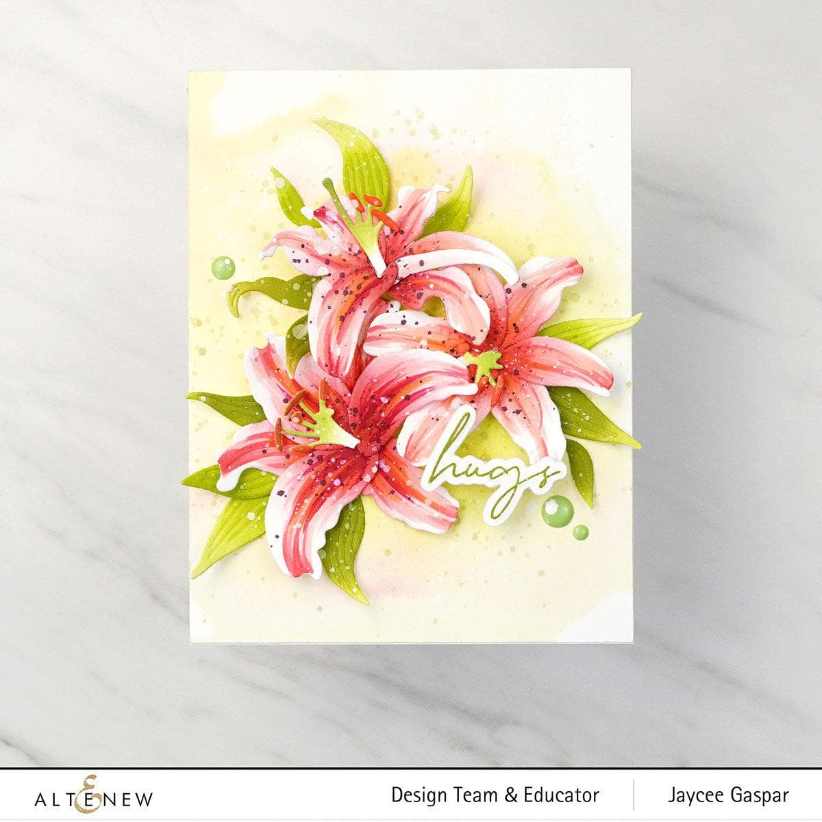 altenew craft a flower lily Craft-A-Flower: Stargazer Lily Layering Die Set