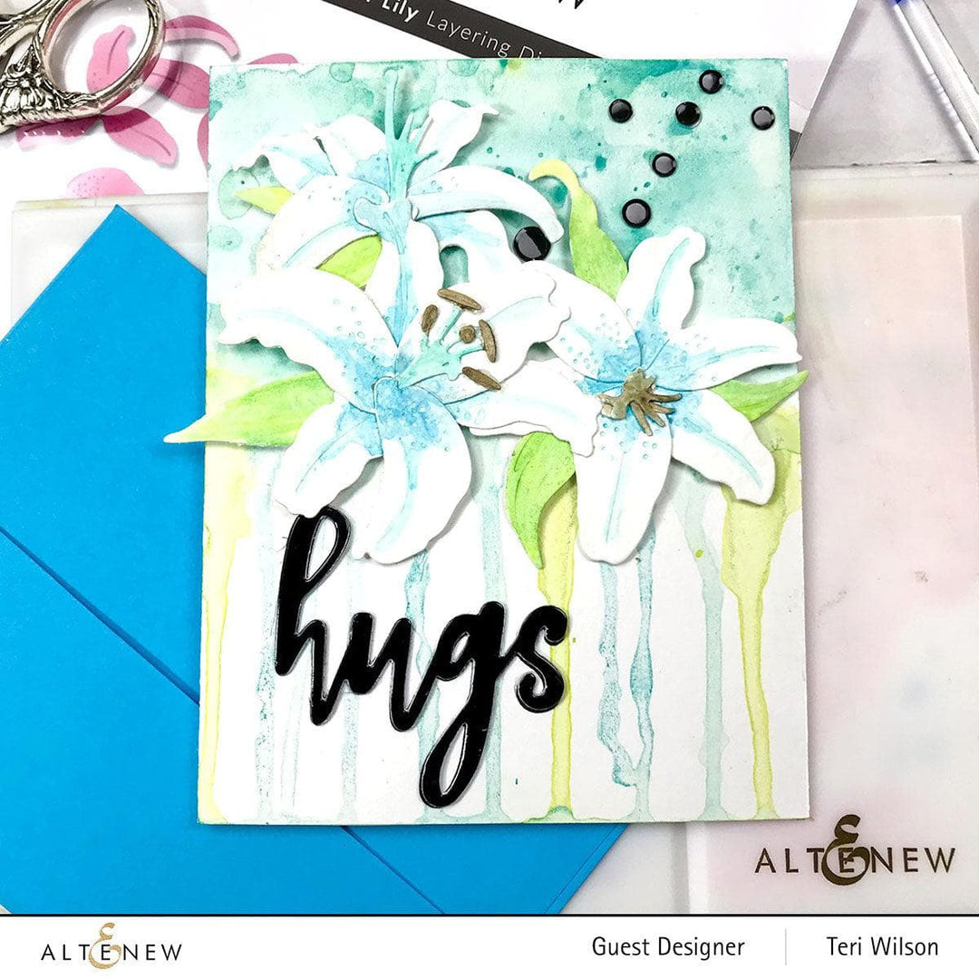 altenew craft a flower lily Craft-A-Flower: Stargazer Lily Layering Die Set