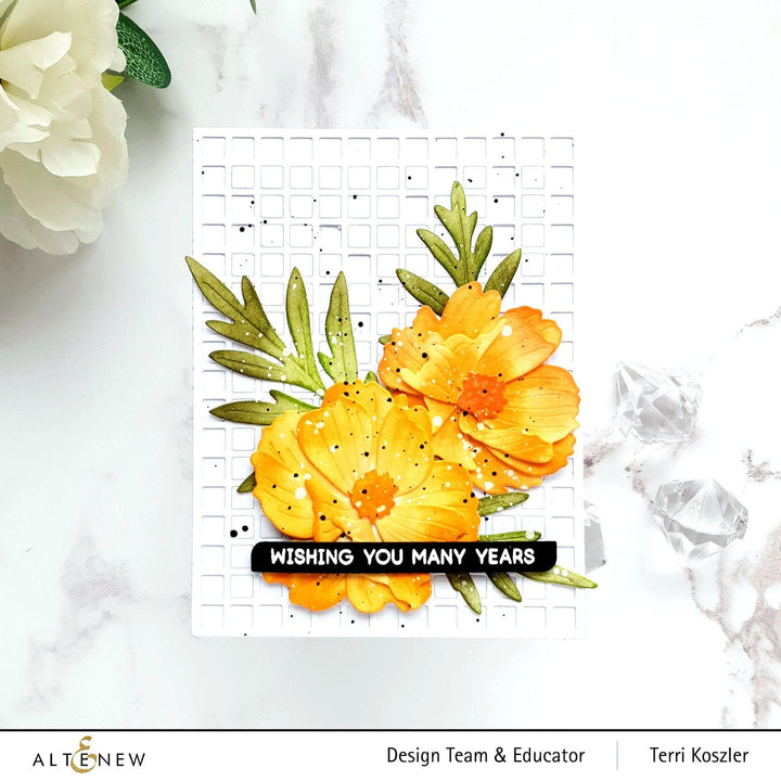 Part A-Glitz Art Craft Co.,LTD Dies Craft-A-Flower: Sulfur Cosmos Layering Die Set