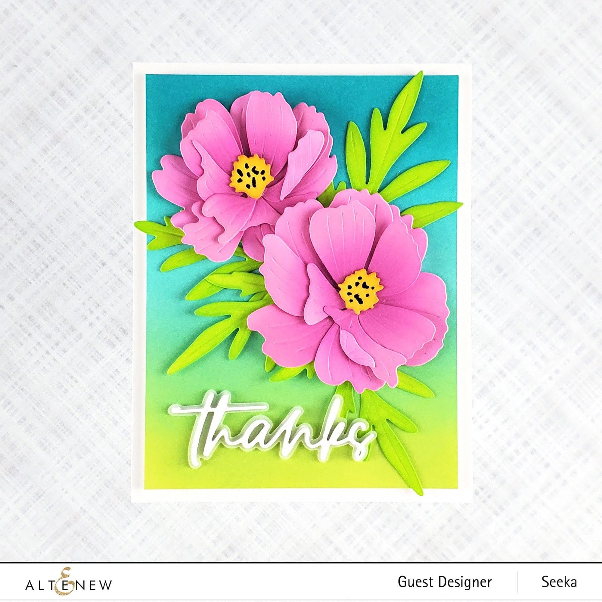 Craft-A-Flower: Sulfur Cosmos Layering Die Set | Altenew