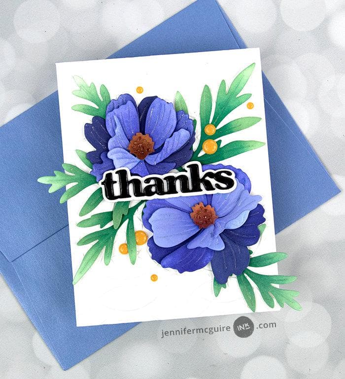 Part A-Glitz Art Craft Co.,LTD Dies Craft-A-Flower: Sulfur Cosmos Layering Die Set