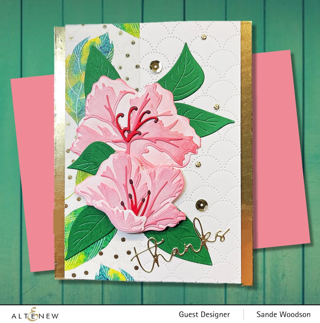 Part A-Glitz Art Craft Co.,LTD Dies Craft-A-Flower: Sunburst Azalea Layering Die Set