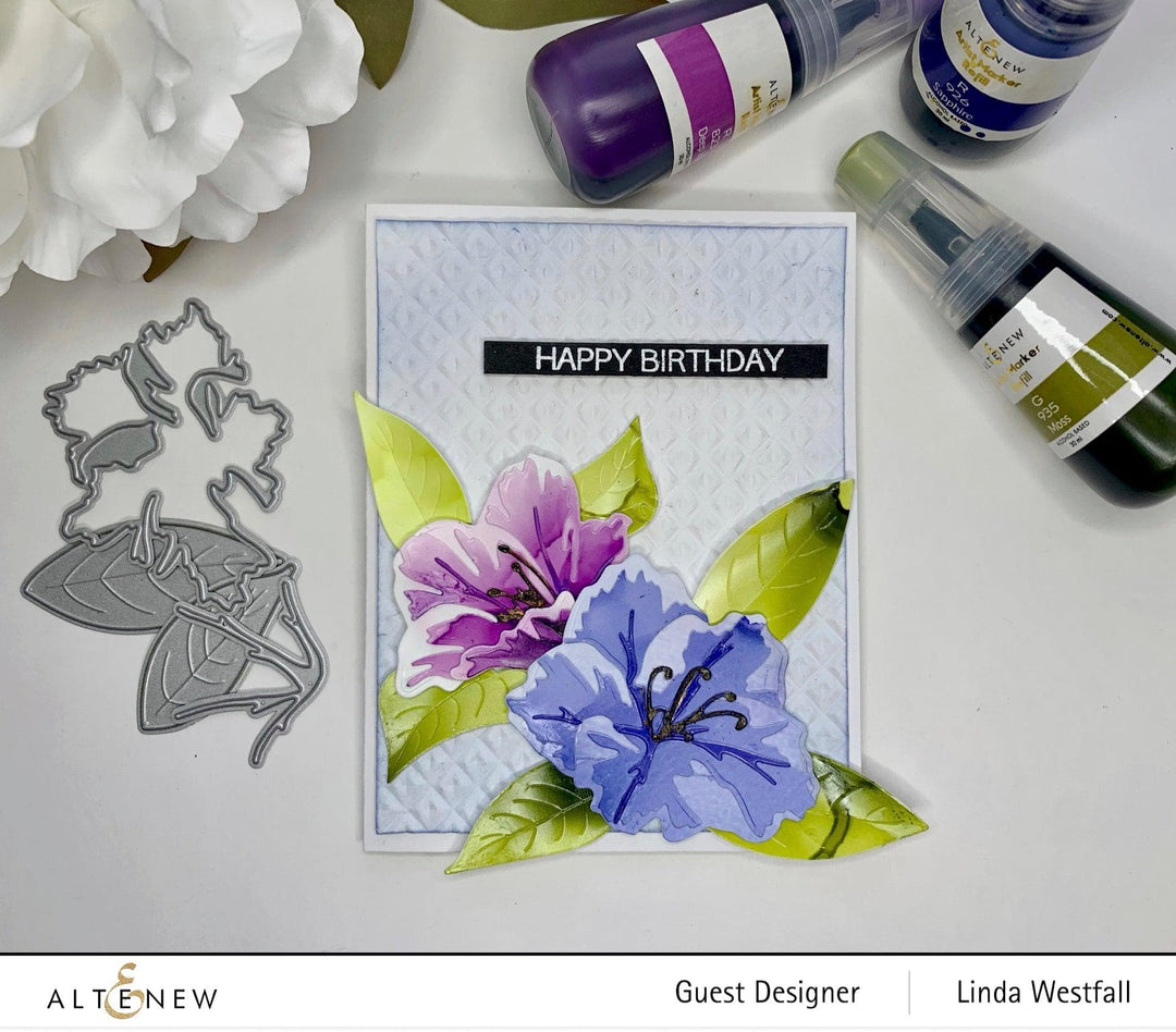 Part A-Glitz Art Craft Co.,LTD Dies Craft-A-Flower: Sunburst Azalea Layering Die Set