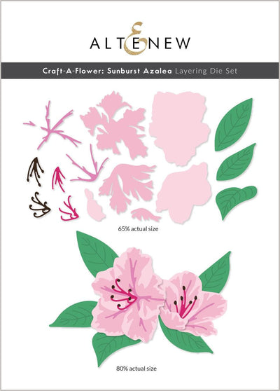 Part A-Glitz Art Craft Co.,LTD Dies Craft-A-Flower: Sunburst Azalea Layering Die Set