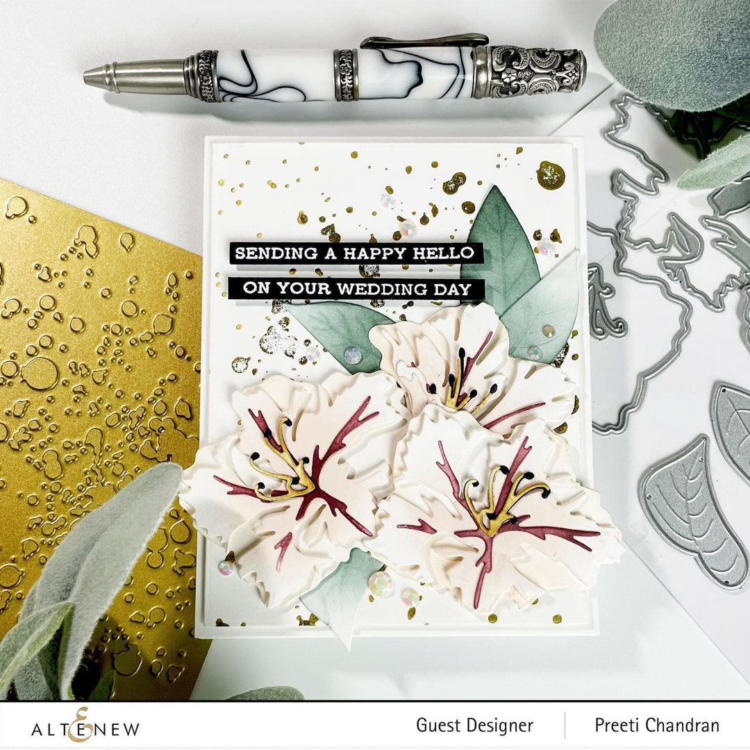 Part A-Glitz Art Craft Co.,LTD Dies Craft-A-Flower: Sunburst Azalea Layering Die Set