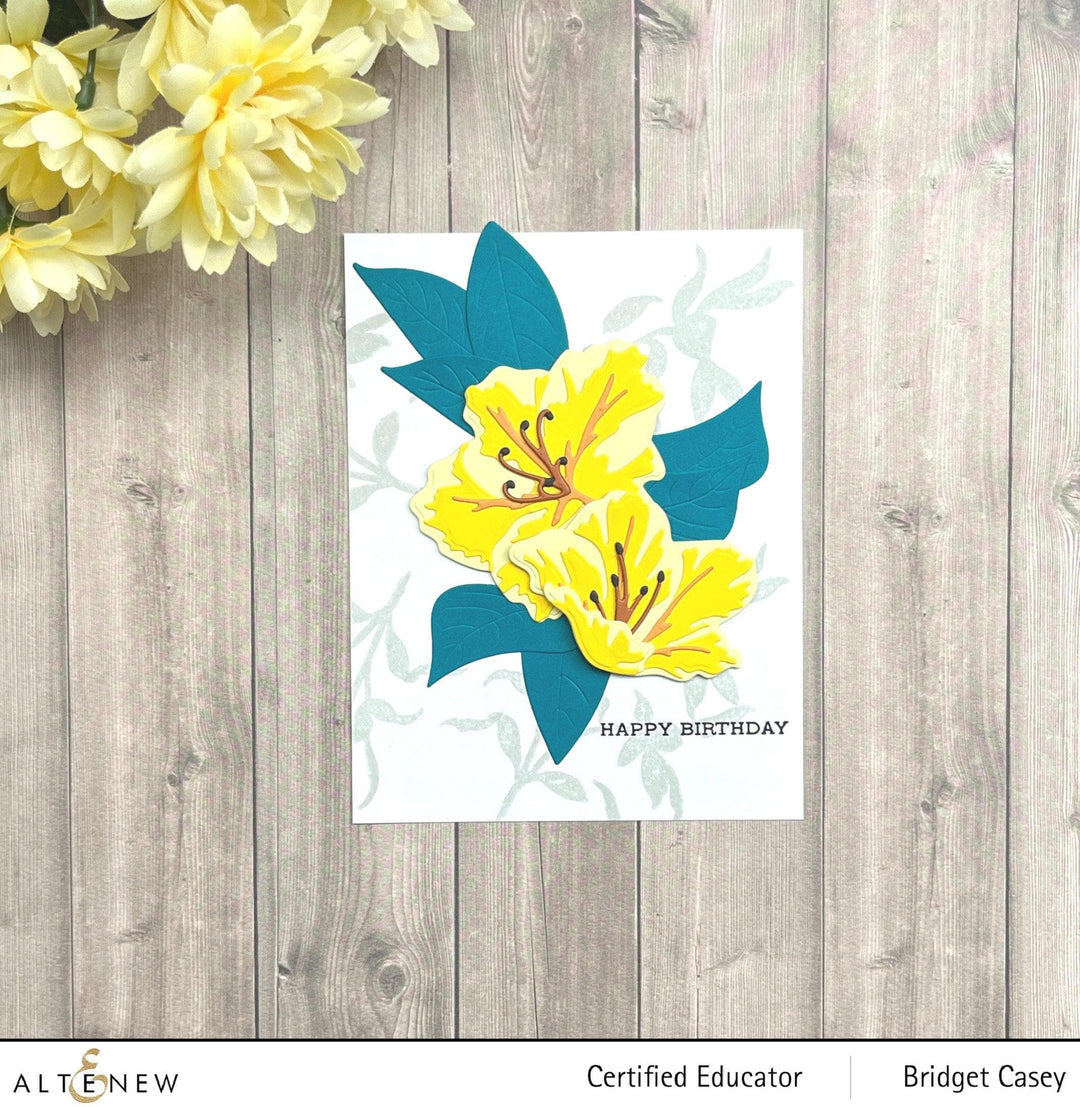 Part A-Glitz Art Craft Co.,LTD Dies Craft-A-Flower: Sunburst Azalea Layering Die Set