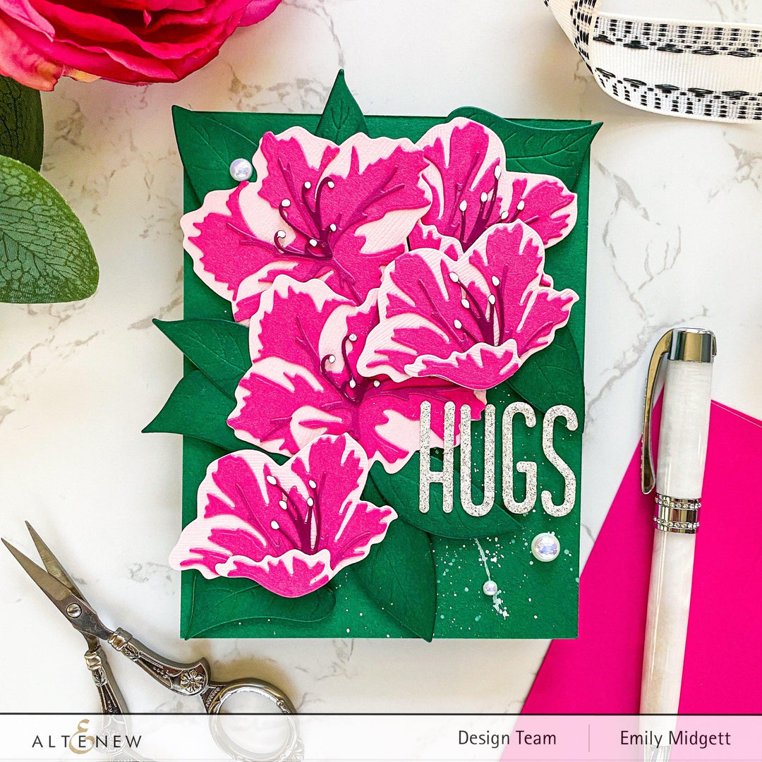 Part A-Glitz Art Craft Co.,LTD Dies Craft-A-Flower: Sunburst Azalea Layering Die Set