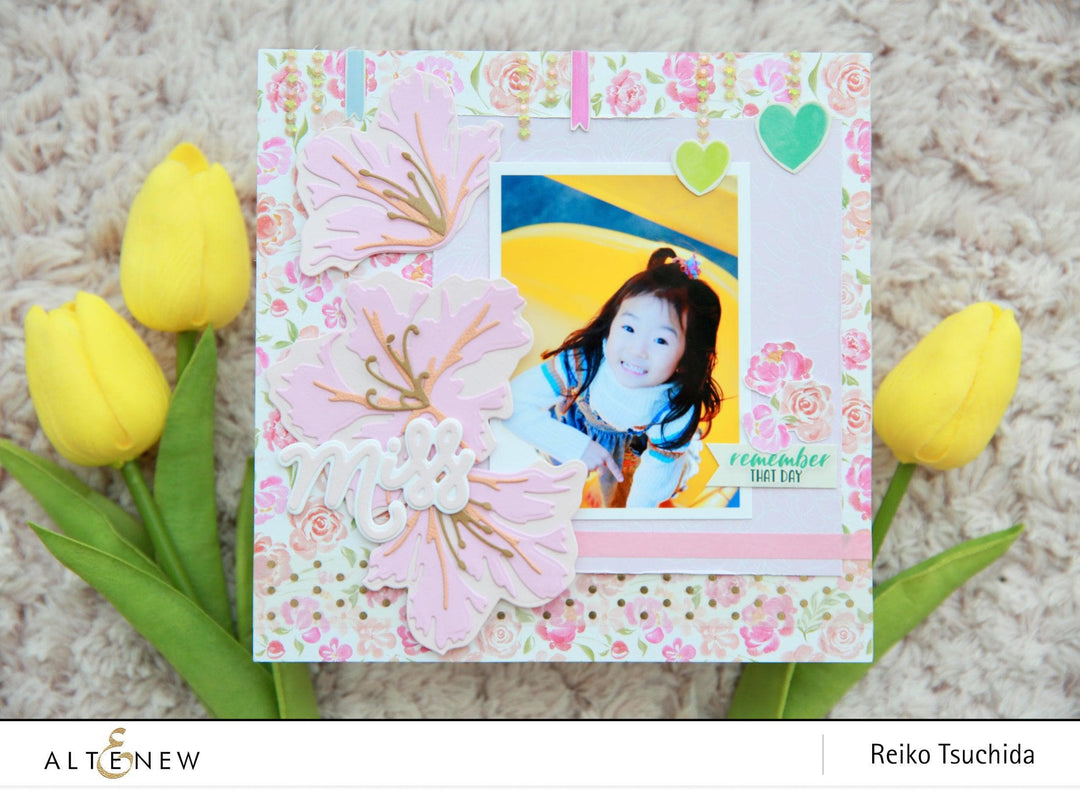 Part A-Glitz Art Craft Co.,LTD Dies Craft-A-Flower: Sunburst Azalea Layering Die Set