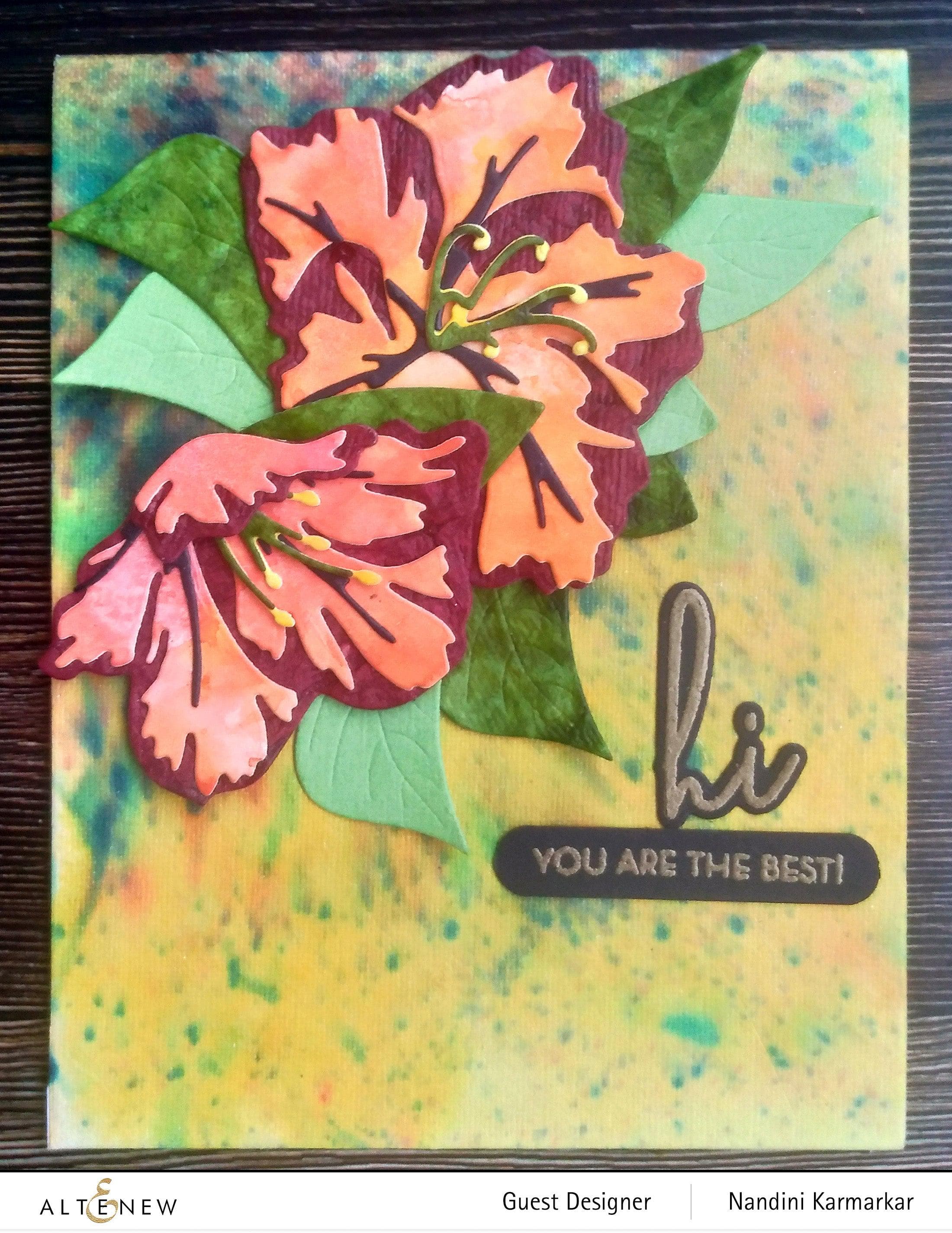 Craft-A-Flower: Sunburst Azalea Layering Die Set | Altenew