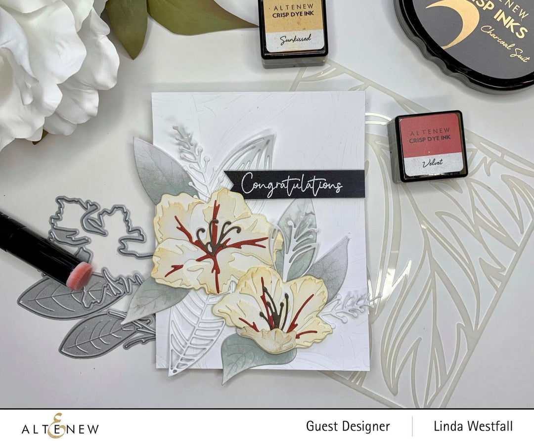 Part A-Glitz Art Craft Co.,LTD Dies Craft-A-Flower: Sunburst Azalea Layering Die Set