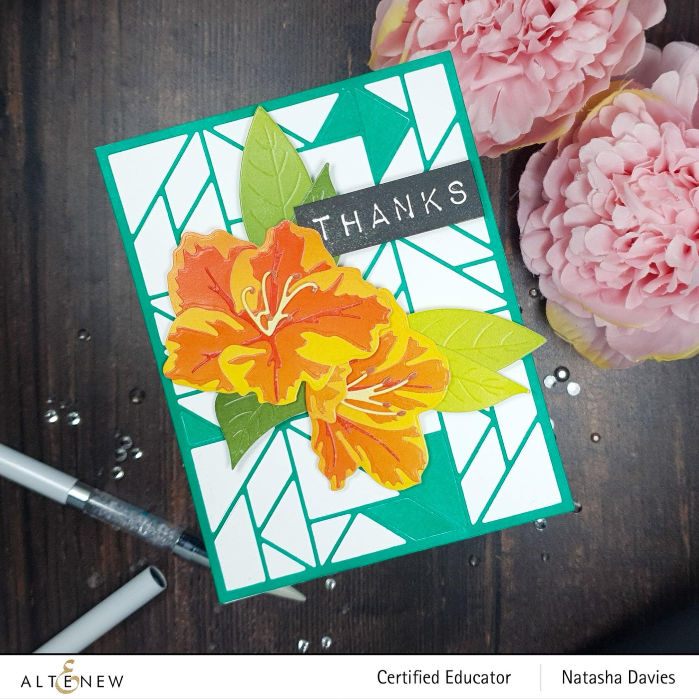 Part A-Glitz Art Craft Co.,LTD Dies Craft-A-Flower: Sunburst Azalea Layering Die Set