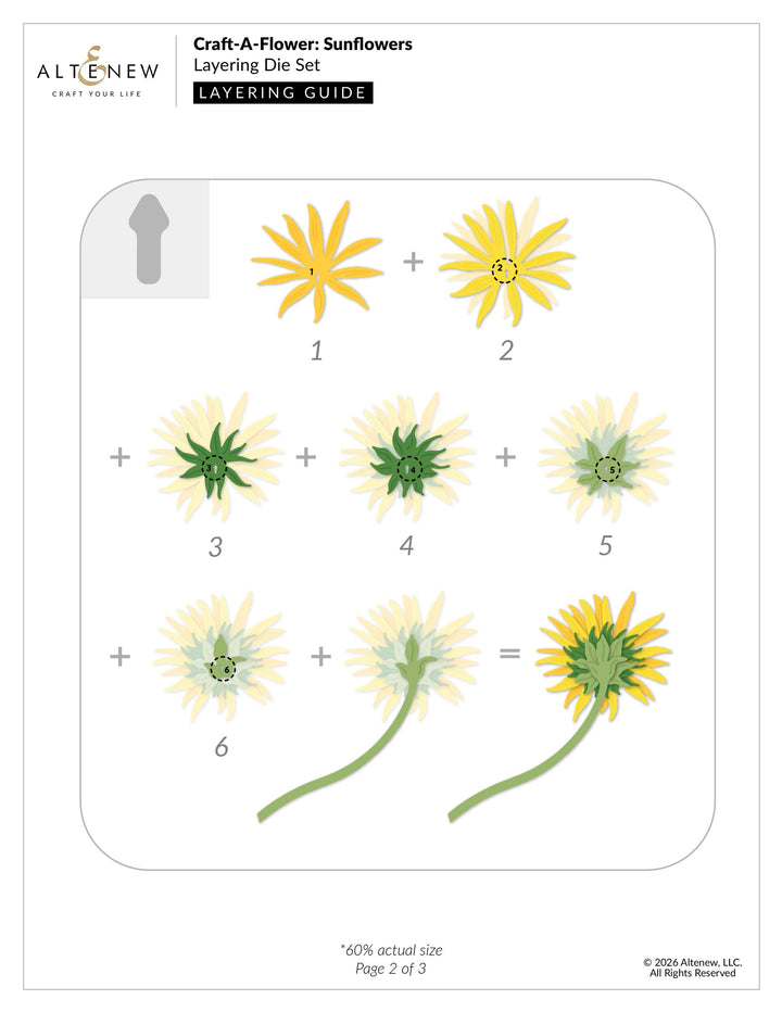 Craft-A-Flower: Sunflowers Layering Die Set