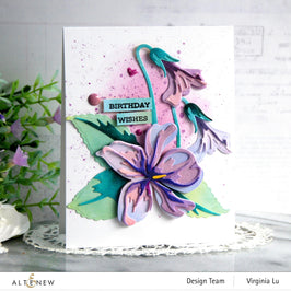 Part A-Glitz Art Craft Co.,LTD Dies Craft-A-Flower: Sweet Violet Layering Die Set