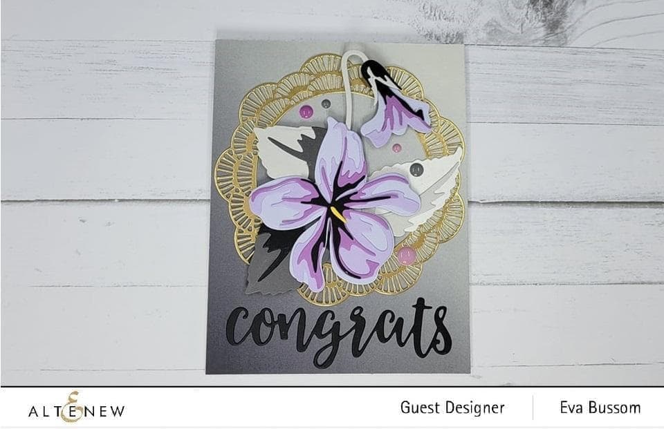 Part A-Glitz Art Craft Co.,LTD Dies Craft-A-Flower: Sweet Violet Layering Die Set