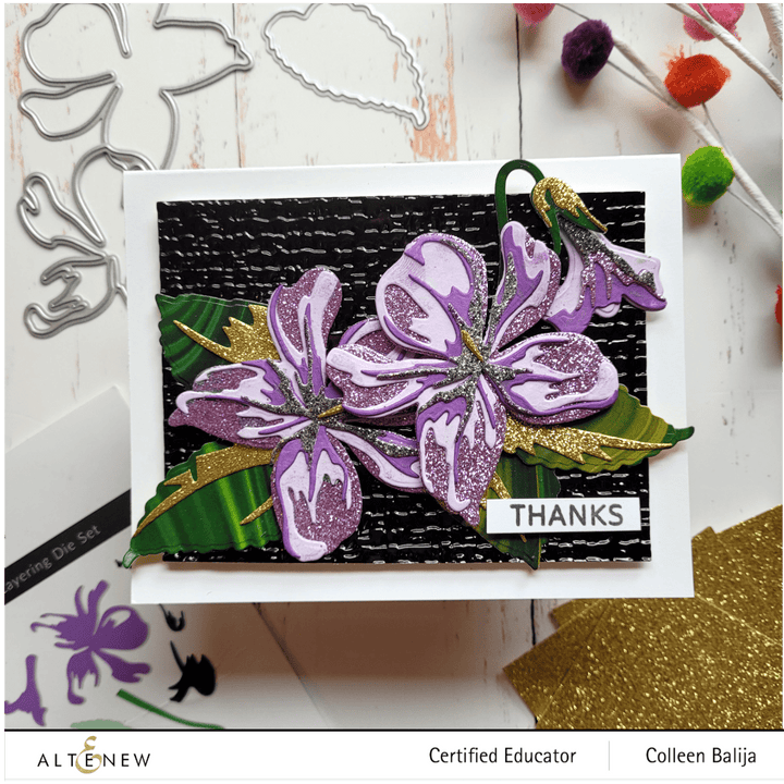 Part A-Glitz Art Craft Co.,LTD Dies Craft-A-Flower: Sweet Violet Layering Die Set