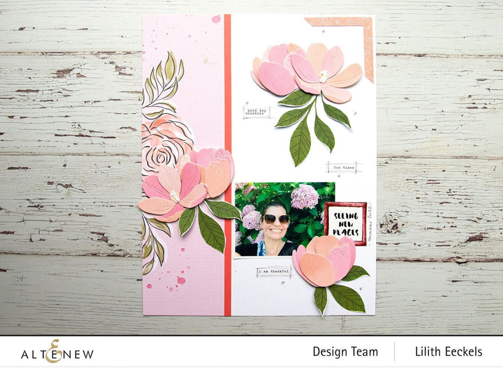 Part A-Glitz Art Craft Co.,LTD Dies Craft-A-Flower: Tulip Full Bloom Layering Die Set