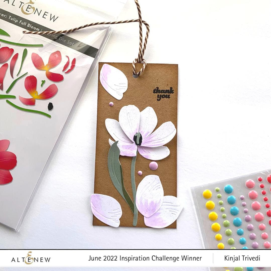 Part A-Glitz Art Craft Co.,LTD Dies Craft-A-Flower: Tulip Full Bloom Layering Die Set