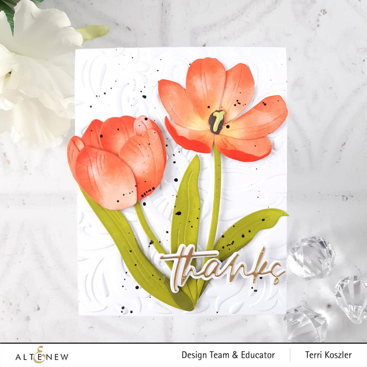 Part A-Glitz Art Craft Co.,LTD Dies Craft-A-Flower: Tulip Full Bloom Layering Die Set
