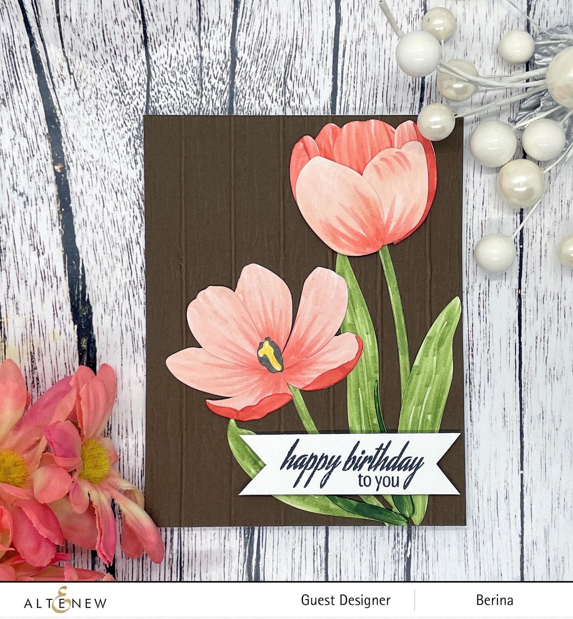 Craft-A-Flower: Tulip Full Bloom Layering Die Set | Altenew