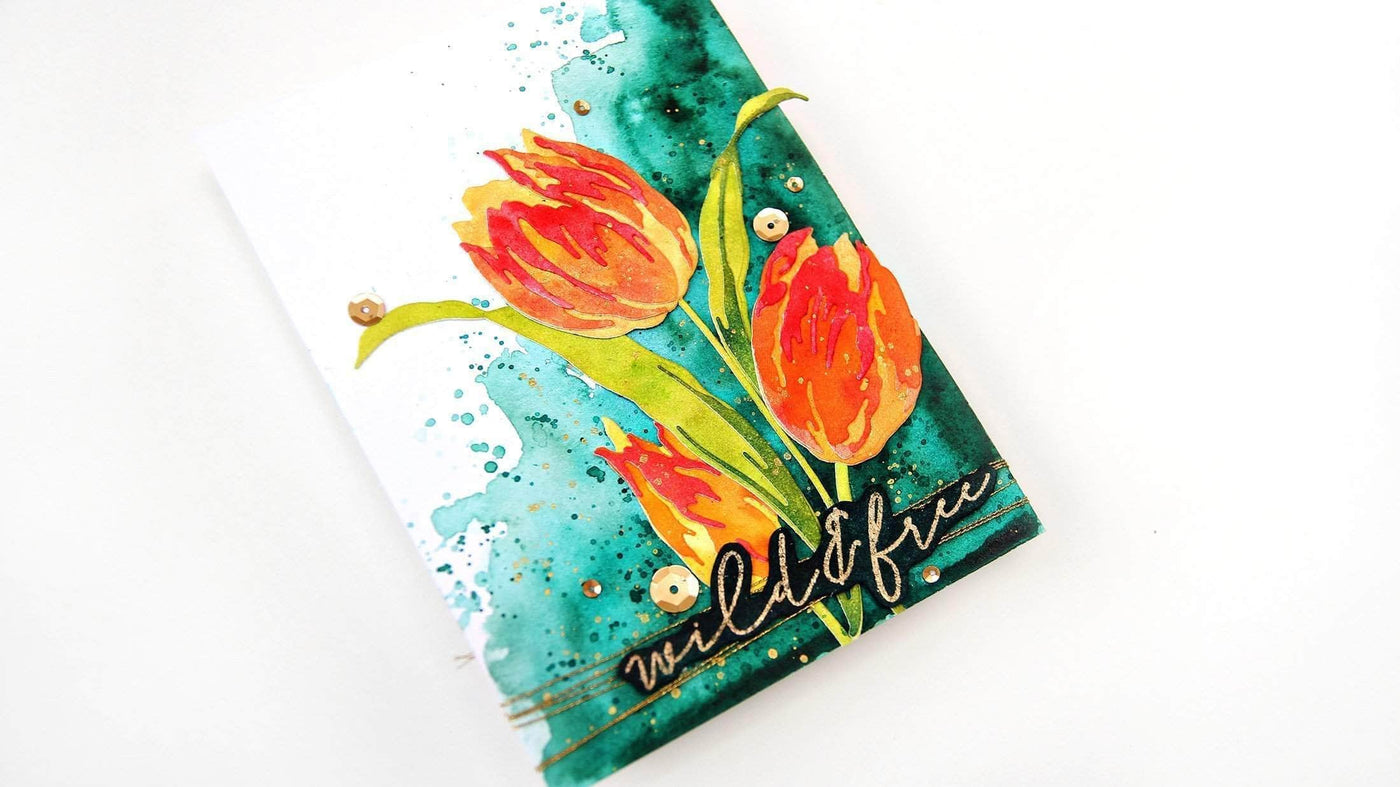 Part A-Glitz Art Craft Co.,LTD Dies Craft-A-Flower: Tulip Layering Die Set