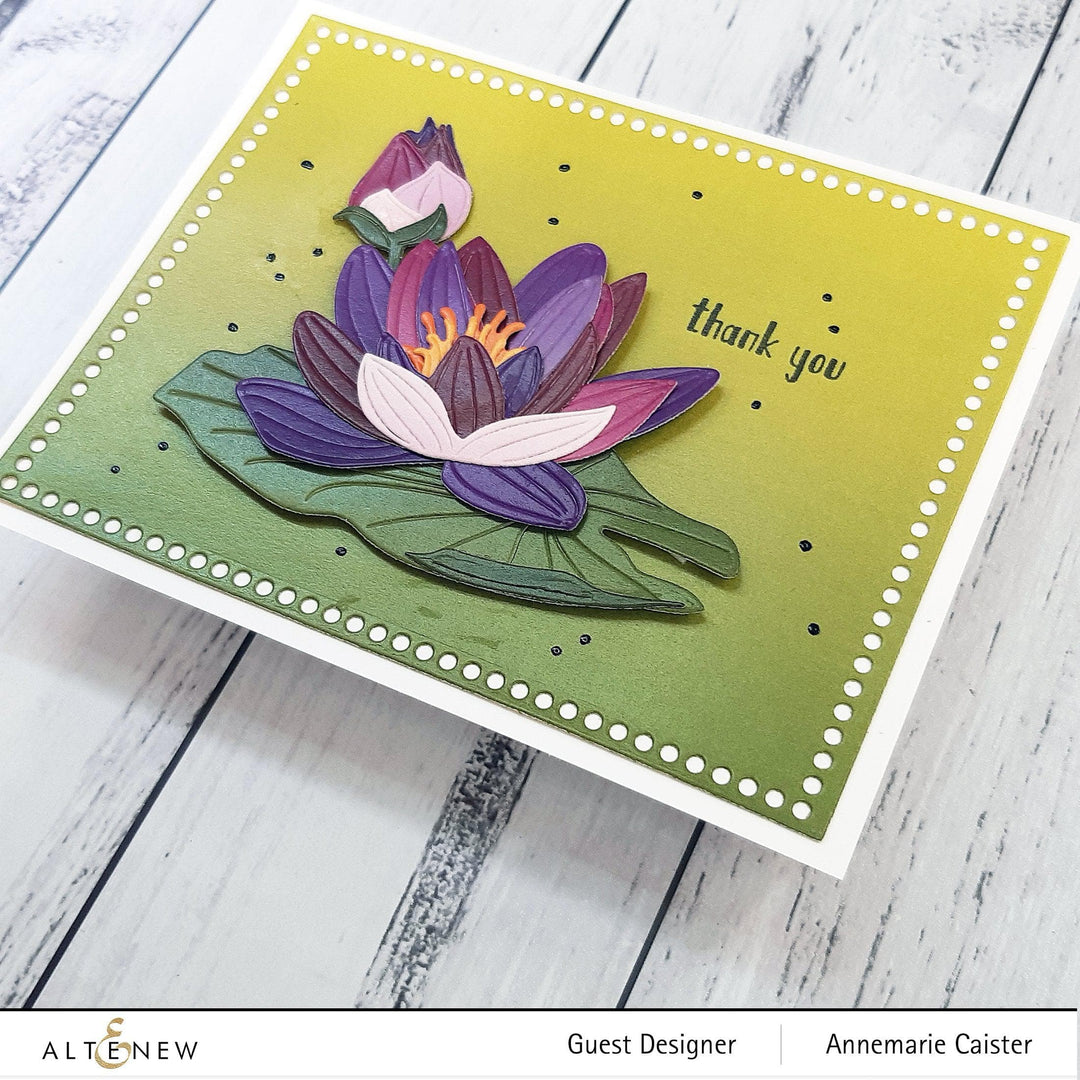 lily pad flower craft Craft-A-Flower: Water Lily Layering Die Set