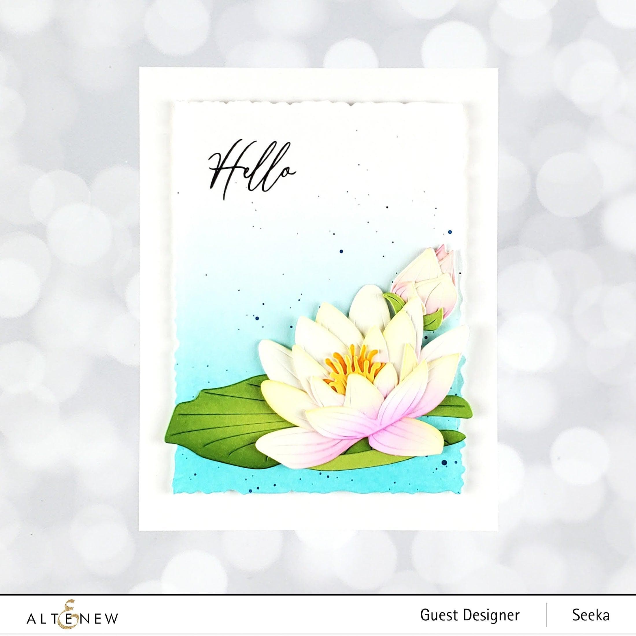 Craft-A-Flower: Water Lily Layering Die Set | Altenew