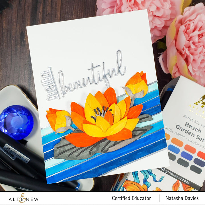 Part A-Glitz Art Craft Co.,LTD Dies Craft-A-Flower: Water Lily Layering Die Set