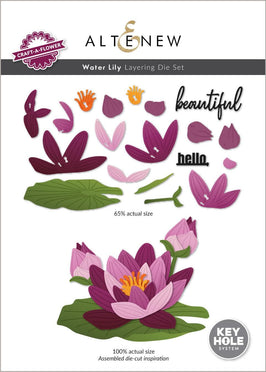 Part A-Glitz Art Craft Co.,LTD Dies Craft-A-Flower: Water Lily Layering Die Set