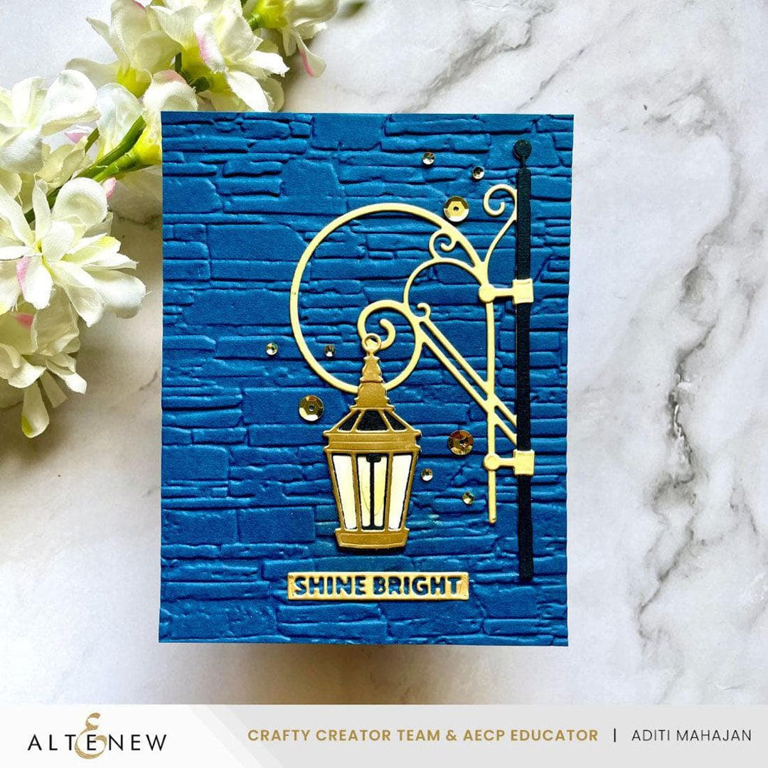 Creative Cuts: Antique Street Lamps Layering Die Set