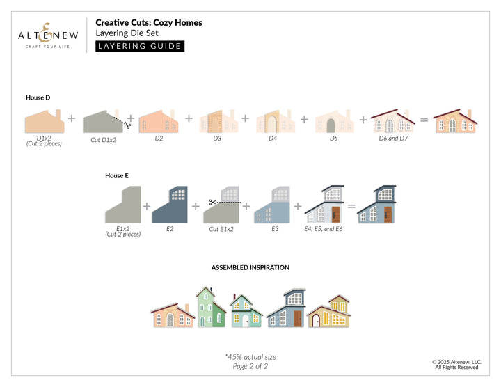 Creative Cuts: Cozy Homes Layering Die Set