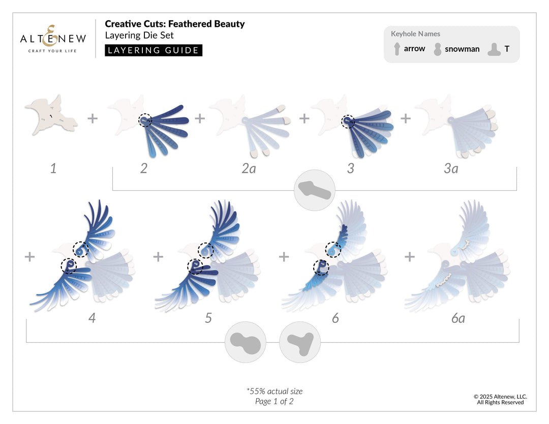 Creative Cuts: Feathered Beauty Layering Die Set