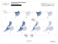 Creative Cuts: Feathered Beauty Layering Die Set