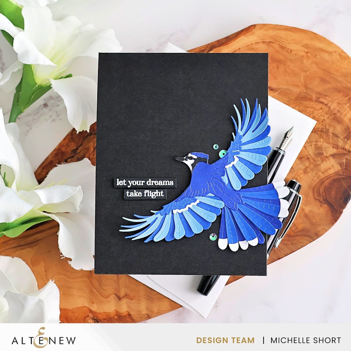 Creative Cuts: Feathered Beauty Layering Die Set