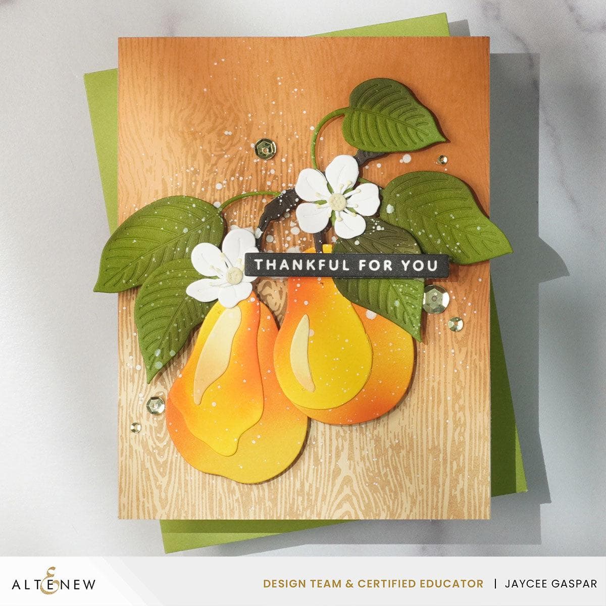 Creative Cuts: Fresh Pears Layering Die Set