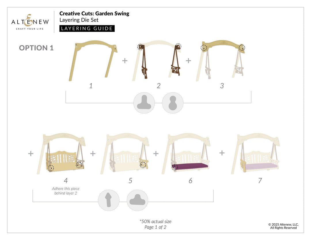 Creative Cuts: Garden Swing Layering Die Set
