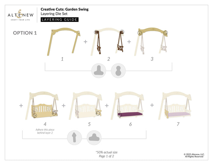 Creative Cuts: Garden Swing Layering Die Set